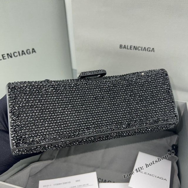 Balenciaga專櫃爆款燙磚重手工小號沙漏包手提包 巴黎世家Hourglass沙漏包 款號：8896 fyj1490